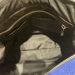 Rare Collector Piece: Chrome Hearts Blue Samurai Bag with Aged Hardware