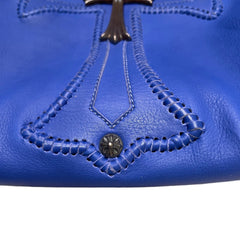 Rare Collector Piece: Chrome Hearts Blue Samurai Bag with Aged Hardware