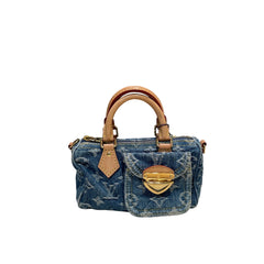 Compact Collector Icon: Louis Vuitton Denim Speedy Nano Crossbody Bag