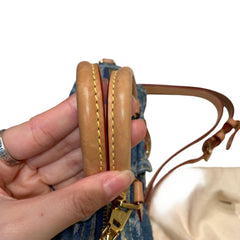 Compact Collector Icon: Louis Vuitton Denim Speedy Nano Crossbody Bag