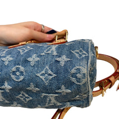 Compact Collector Icon: Louis Vuitton Denim Speedy Nano Crossbody Bag