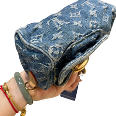 Compact Collector Icon: Louis Vuitton Denim Speedy Nano Crossbody Bag