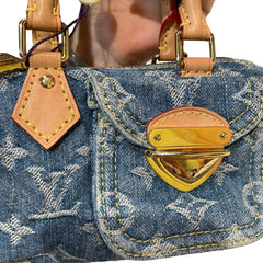 Compact Collector Icon: Louis Vuitton Denim Speedy Nano Crossbody Bag