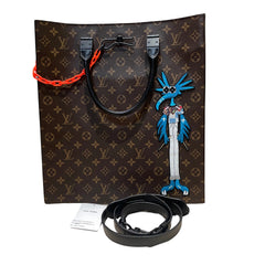 Runway-Level Statement: Louis Vuitton Embroidered Doll Monogram Music Bag
