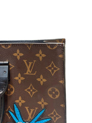 Runway-Level Statement: Louis Vuitton Embroidered Doll Monogram Music Bag