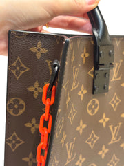 Runway-Level Statement: Louis Vuitton Embroidered Doll Monogram Music Bag