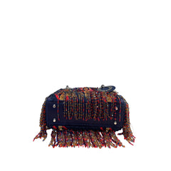 Rare Artist Collaboration: Dior x Jamilla Okubo Limited Fringe Lady Dior Bag