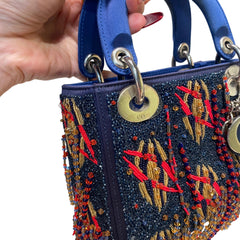Rare Artist Collaboration: Dior x Jamilla Okubo Limited Fringe Lady Dior Bag