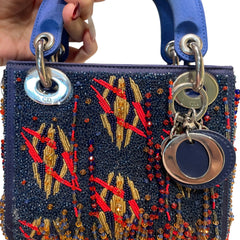 Rare Artist Collaboration: Dior x Jamilla Okubo Limited Fringe Lady Dior Bag