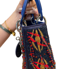Rare Artist Collaboration: Dior x Jamilla Okubo Limited Fringe Lady Dior Bag