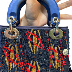 Rare Artist Collaboration: Dior x Jamilla Okubo Limited Fringe Lady Dior Bag