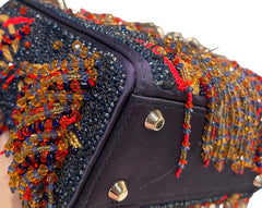 Rare Artist Collaboration: Dior x Jamilla Okubo Limited Fringe Lady Dior Bag
