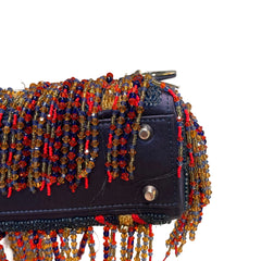 Rare Artist Collaboration: Dior x Jamilla Okubo Limited Fringe Lady Dior Bag