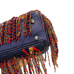 Rare Artist Collaboration: Dior x Jamilla Okubo Limited Fringe Lady Dior Bag