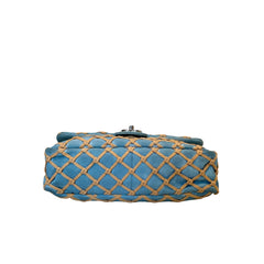 Rare Collector Find: CHANEL Fishnet Quilted CF Shoulder Bag