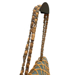 Rare Collector Find: CHANEL Fishnet Quilted CF Shoulder Bag