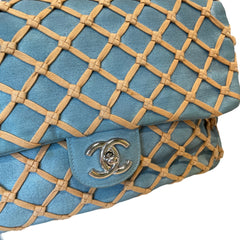 Rare Collector Find: CHANEL Fishnet Quilted CF Shoulder Bag