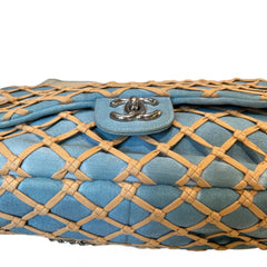 Rare Collector Find: CHANEL Fishnet Quilted CF Shoulder Bag
