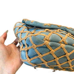 Rare Collector Find: CHANEL Fishnet Quilted CF Shoulder Bag