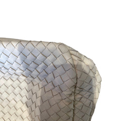 Soft Luxury Essential: Bottega Veneta Cream White Intrecciato Shoulder Tote