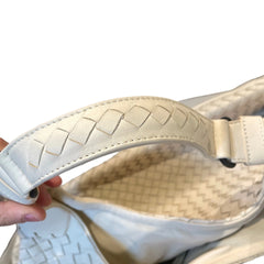 Soft Luxury Essential: Bottega Veneta Cream White Intrecciato Shoulder Tote