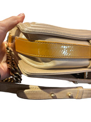 Textural Collector Piece: CHANEL Limited Woven Gold Le Boy Medium Shoulder Bag