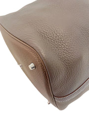 Hermès Picotin Lock 26 GM - Etoupe / Etain Bi-Color (Clemence Leather)