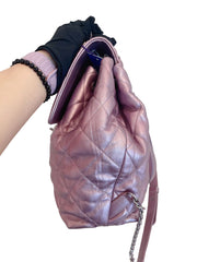 Chanel Urban Spirit Backpack - Iridescent Rose Gold / Metallic Pink (Medium)
