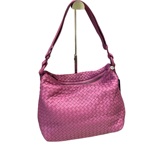 Bottega Veneta Pirami Pink Purple Hobo Bag