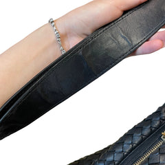 Bottega Veneta Black Intrecciato Box Bag