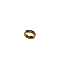 BVLGARI 18K Rose Gold Gem Ring Size 54
