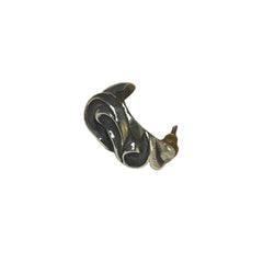 Chrome Hearts Heart Stud Earring (Single) - Sterling Silver .925