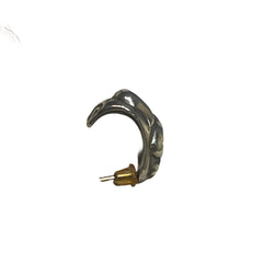Chrome Hearts Heart Stud Earring (Single) - Sterling Silver .925