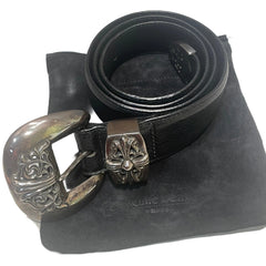 Chrome Hearts Large Claw Buckle Belt - Heavy Weight Leather (Size 36)