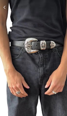 Chrome Hearts Large Claw Buckle Belt - Heavy Weight Leather (Size 36)