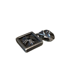 Chrome Hearts Framed CH Plus Pendant - .925 Sterling Silver (Square Charm)