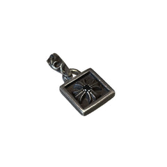 Chrome Hearts Framed CH Plus Pendant - .925 Sterling Silver (Square Charm)