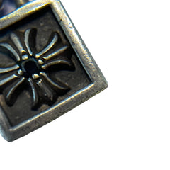 Chrome Hearts Framed CH Plus Pendant - .925 Sterling Silver (Square Charm)