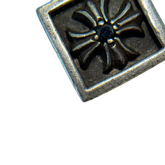 Chrome Hearts Framed CH Plus Pendant - .925 Sterling Silver (Square Charm)