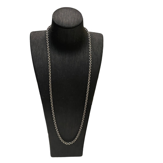 Chrome Hearts NE Chain Necklace with Lobster Clasp - Sterling Silver (60cm / 24")