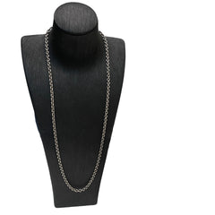 Chrome Hearts NE Chain Necklace with Lobster Clasp - Sterling Silver (60cm / 24")