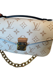 Louis Vuitton Pochette Métis East West - Monogram Empreinte Leather (Beige / Dune)