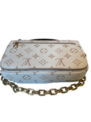 Louis Vuitton Pochette Métis East West - Monogram Empreinte Leather (Beige / Dune)