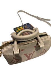 Louis Vuitton Nano Speedy - Bicolor Monogram Empreinte (Cream / Pink)