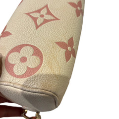 Louis Vuitton Nano Speedy - Bicolor Monogram Empreinte (Cream / Pink)