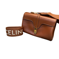Celine Teen Soft 16 Bag - Tan Smooth Calfskin (Wide Strap)