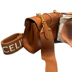 Celine Teen Soft 16 Bag - Tan Smooth Calfskin (Wide Strap)
