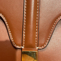 Celine Teen Soft 16 Bag - Tan Smooth Calfskin (Wide Strap)