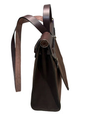 Hermès Herbag Zip 31 - Chocolate / Ebene Canvas & Leather (The "Casual Kelly")
