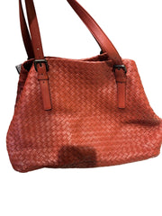Bottega Veneta Large Intrecciato Nappa Tote - Lobster / Terracotta (Adjustable Straps)